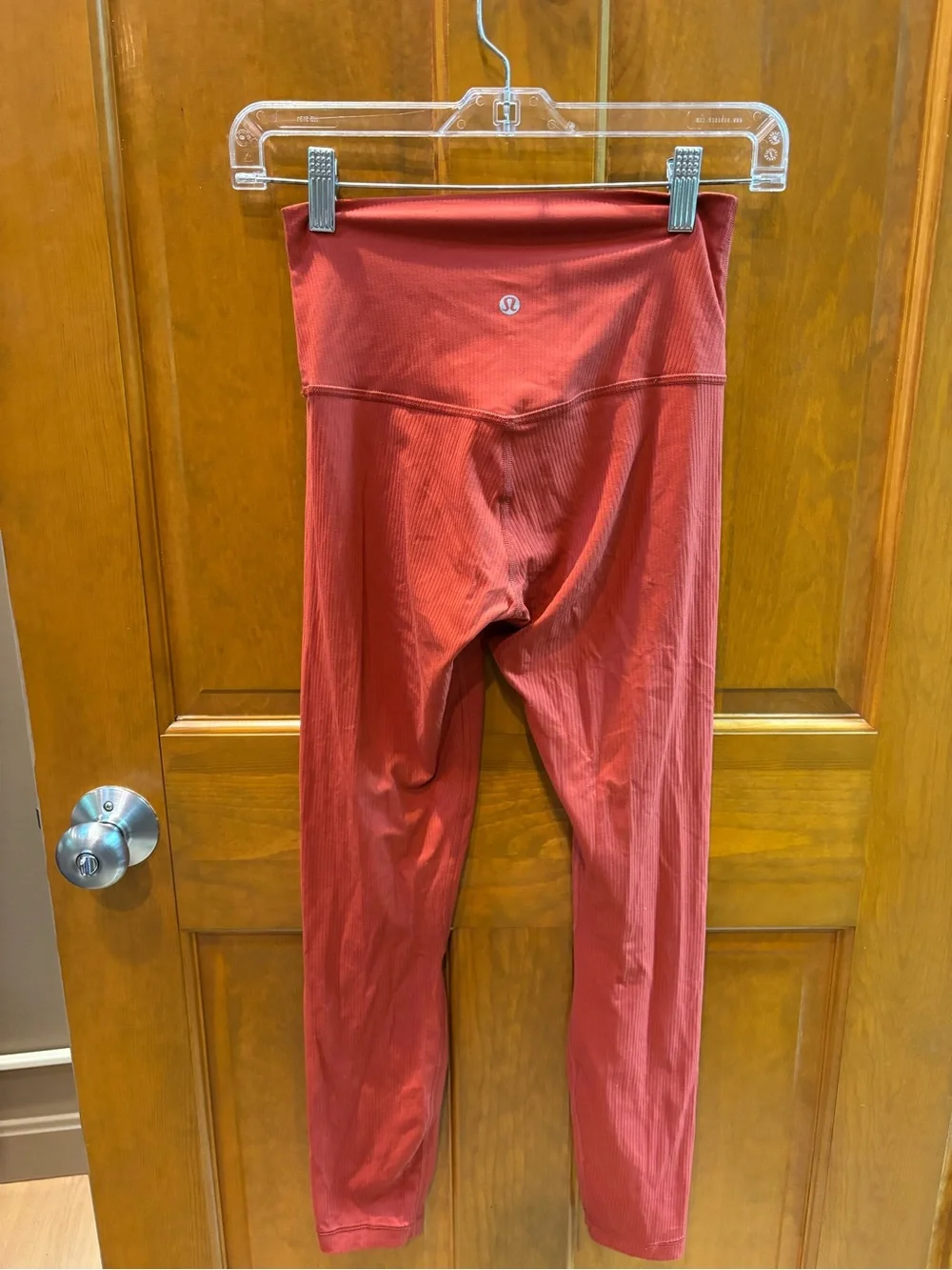 Lululemon Women’s Align Ribbed High Rise Legging 25” Size 4 Cayenne